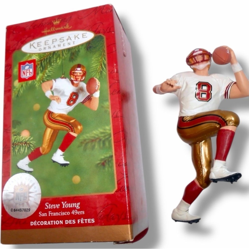 Hallmark Keepsake Steve Young NFL San Francisco 49ers QB #8 Vintage Collectible